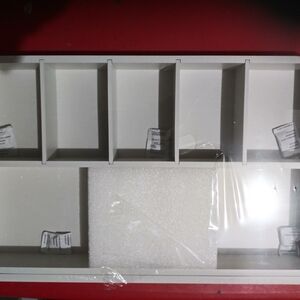 White Wall-Mounted Kitchen Organizer